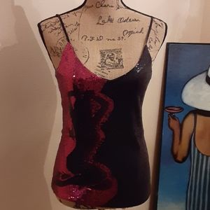 90's Playboy Sequin Bunny Top